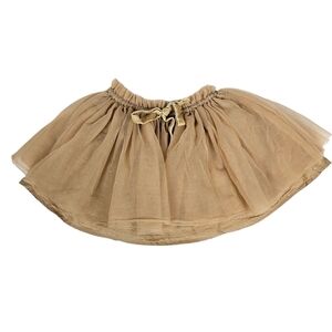Wildflowers & Cotton Boutique Layered Tutu Skirt‎ Hay Color Multiple Sizes U41